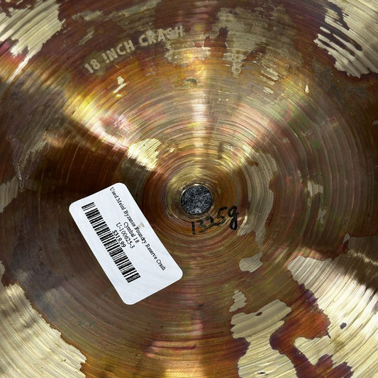 Used Meinl Byzance Foundry Reserve Crash Cymbal 18" - Good - Drum Center Of Portsmouth