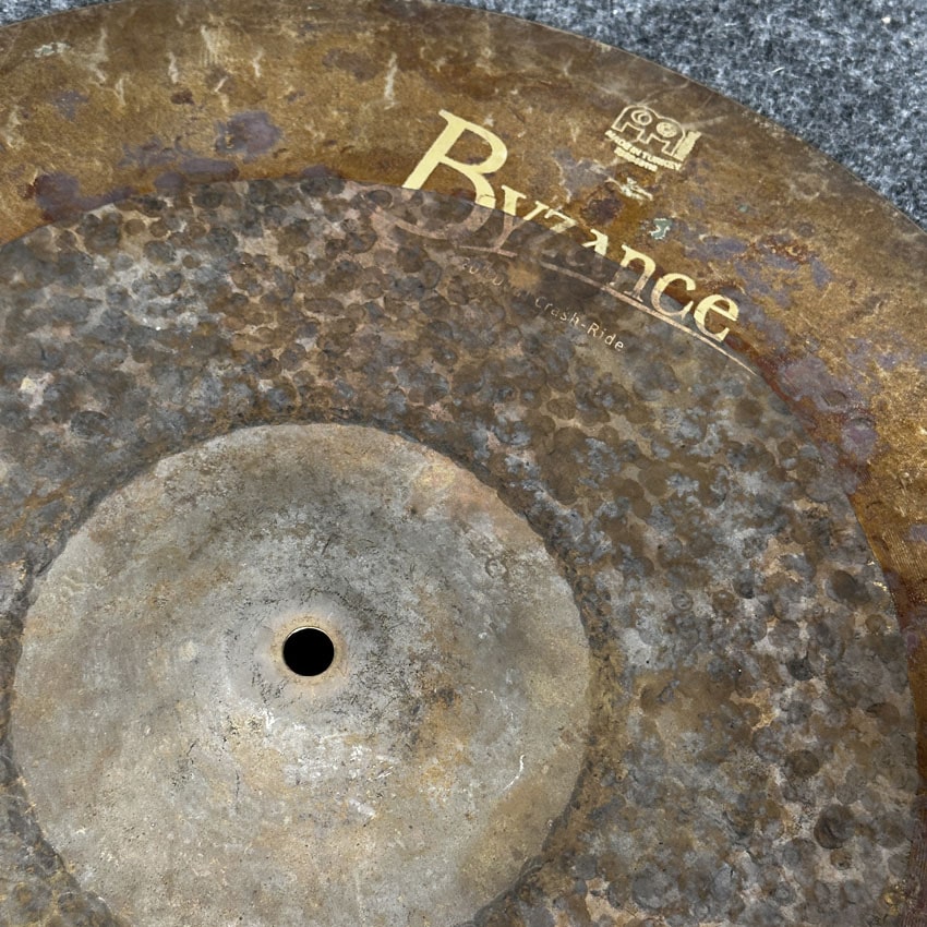 Used Meinl Byzance Dual Crash Ride Cymbal 20" - Good - Drum Center Of Portsmouth