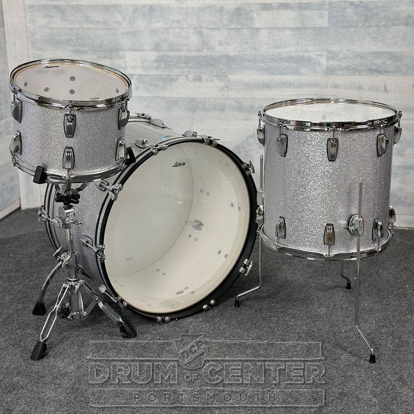 Ludwig Classic Maple Super 70s 3pc Drum Set "Silver Ghost" - Drum Center Of Portsmouth
