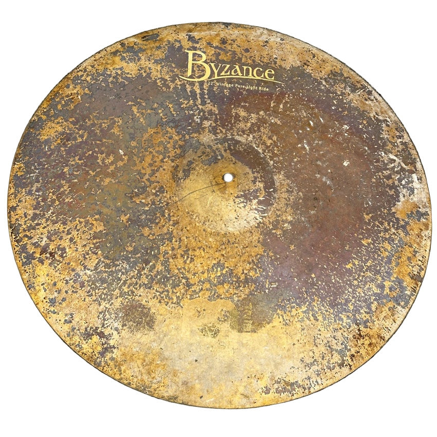 Used Meinl Byzance Vintage Pure Light Ride Cymbal 22" - Very Good - Drum Center Of Portsmouth