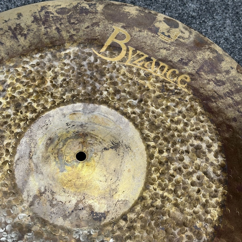 Used Meinl Byzance Dual Crash Ride Cymbal 22" - Good - Drum Center Of Portsmouth