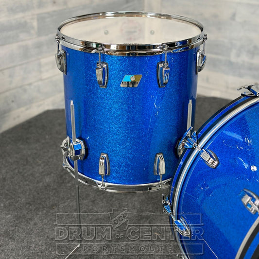 Ludwig Classic Maple Super 70s 3pc Drum Set "Blue Meanie" - Drum Center Of Portsmouth