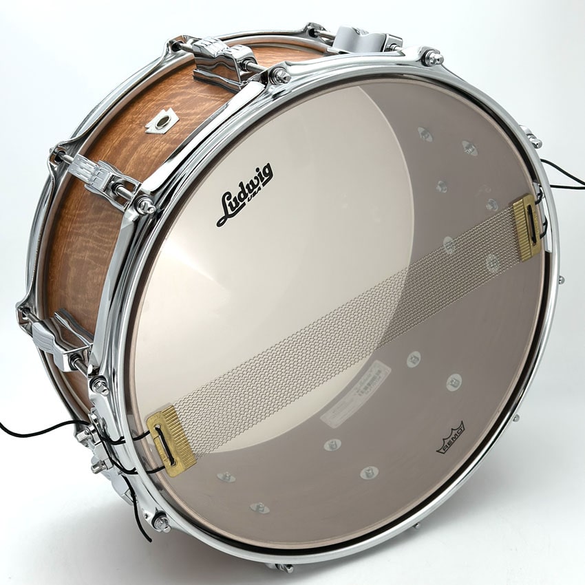 Used Ludwig Neusonic Snare Drum 14x6.5 Satinwood - Very Good - Drum Center Of Portsmouth