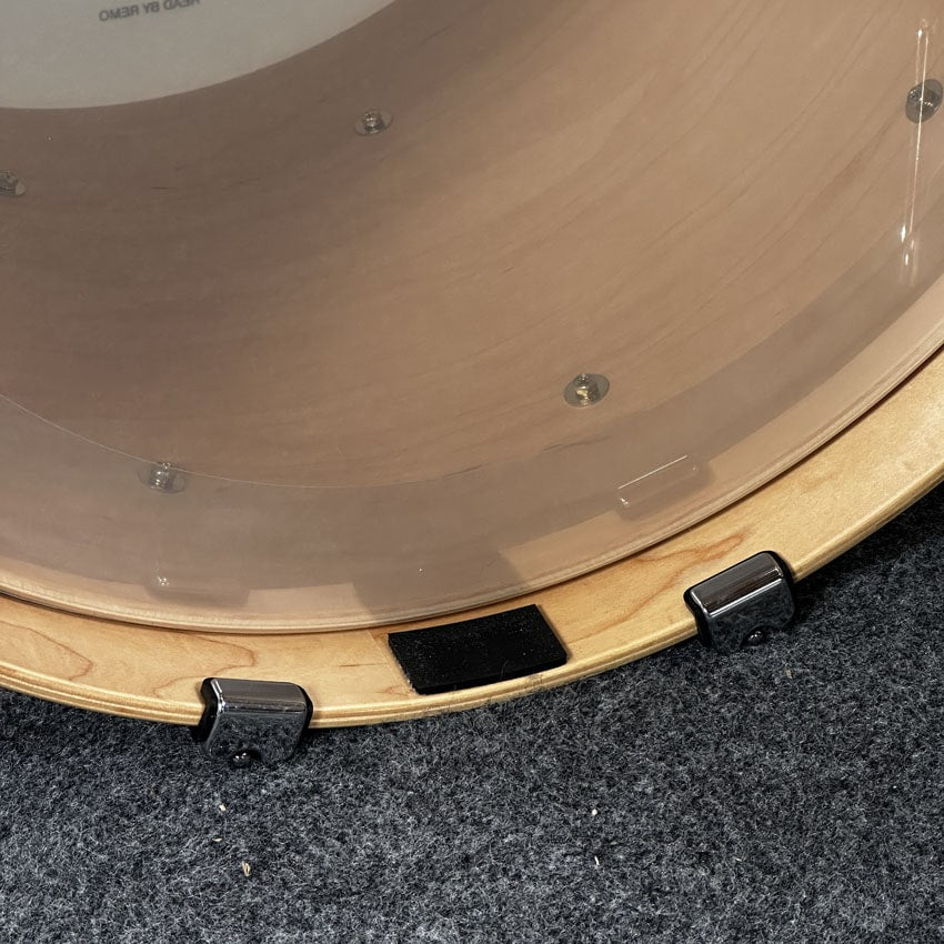 Used Yamaha Tour Custom Maple 4pc Drum Set w/20BD Butterscotch Satin - Drum Center Of Portsmouth