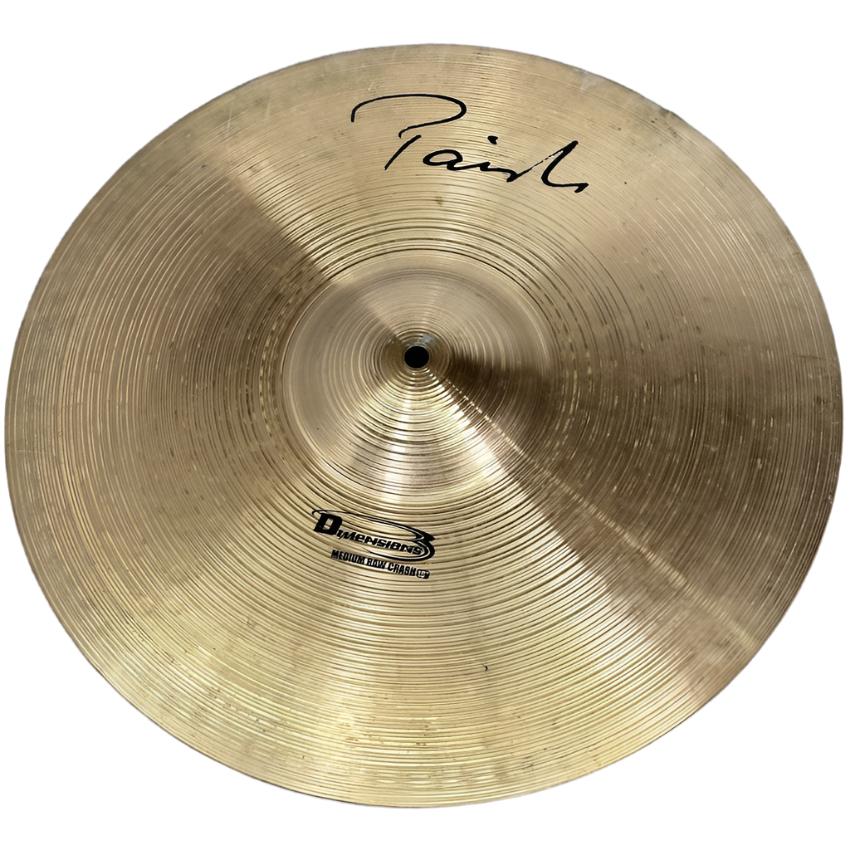 Used Paiste Dimensions Medium Raw Crash Cymbal 18" 1341 grams - Drum Center Of Portsmouth