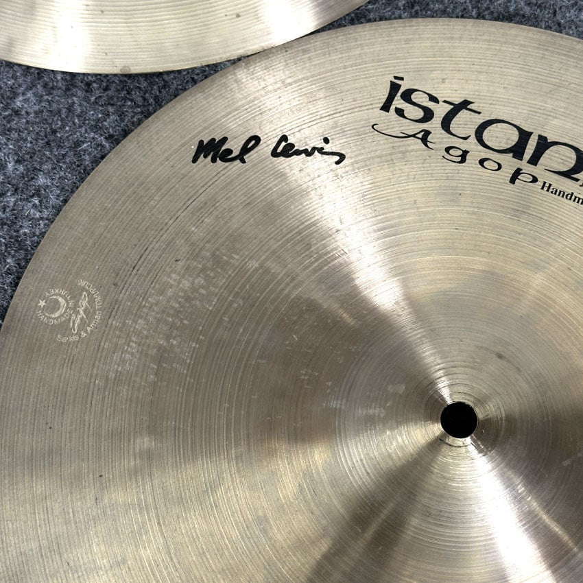 Used Istanbul Agop Mel Lewis Hi Hat Cymbals 14" - Good - Drum Center Of Portsmouth