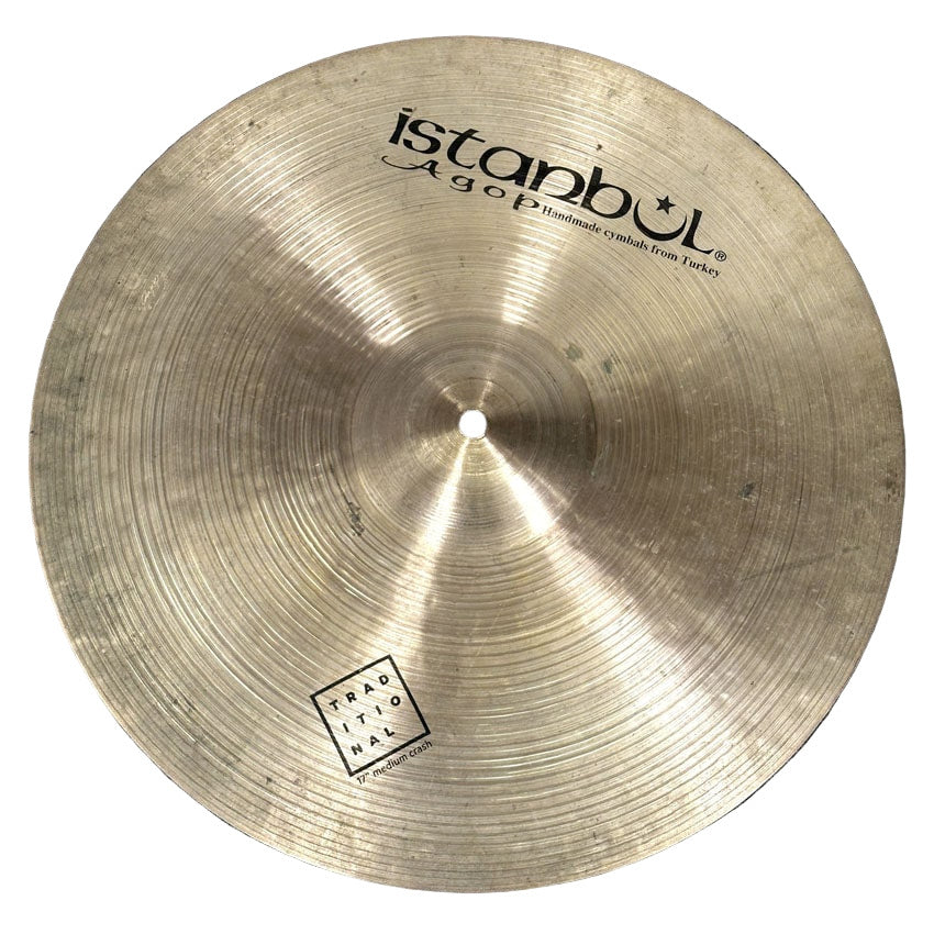 Used Istanbul Agop Medium Crash Cymbal 17" - Good - Drum Center Of Portsmouth