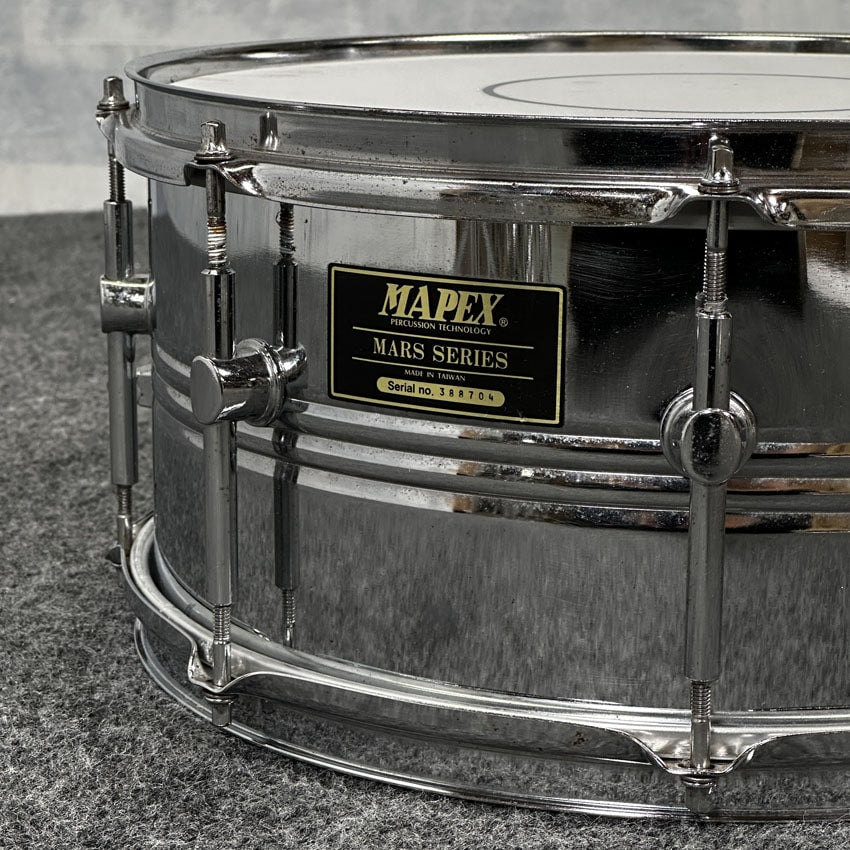 Used Mapex Mars Steel Snare Drum 14x6.5 - Good - Drum Center Of Portsmouth