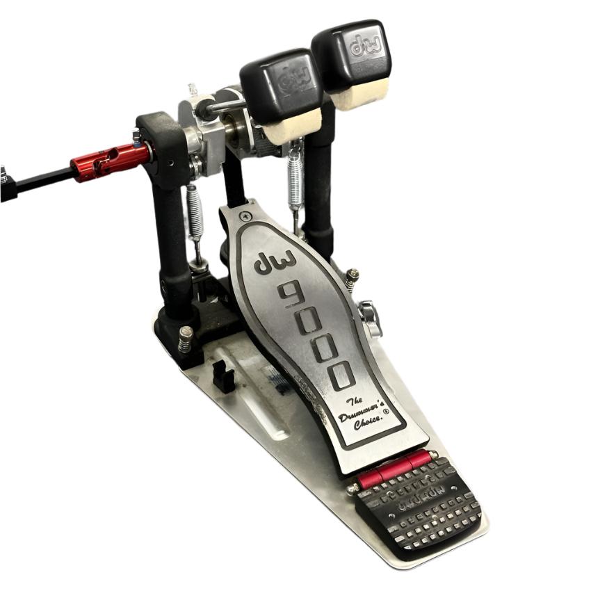 Used DW 9000 Double Bass Drum Pedal w/ Bag - Very Good - Drum Center Of Portsmouth
