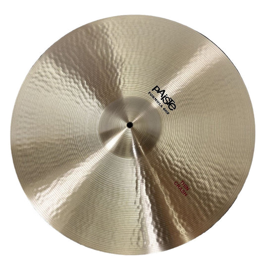 Used Paiste Formula 602 Thin Crash Cymbal 22" - Very Good - Drum Center Of Portsmouth