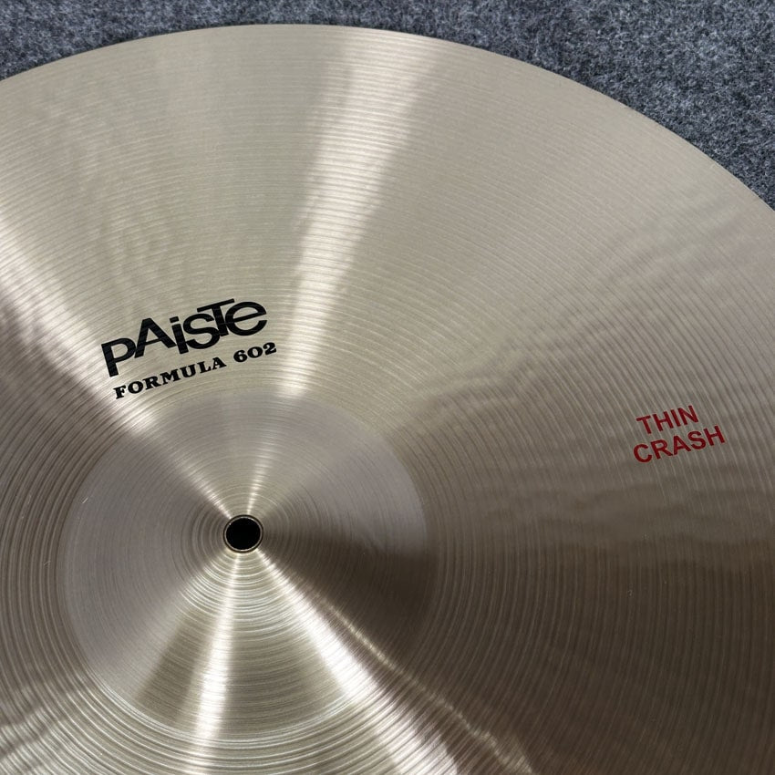 Used Paiste Formula 602 Thin Crash Cymbal 22" - Very Good - Drum Center Of Portsmouth