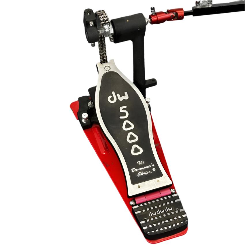 Used DW 5000 Double Bass Drum Pedal w/ Case - Very Good - Drum Center Of Portsmouth
