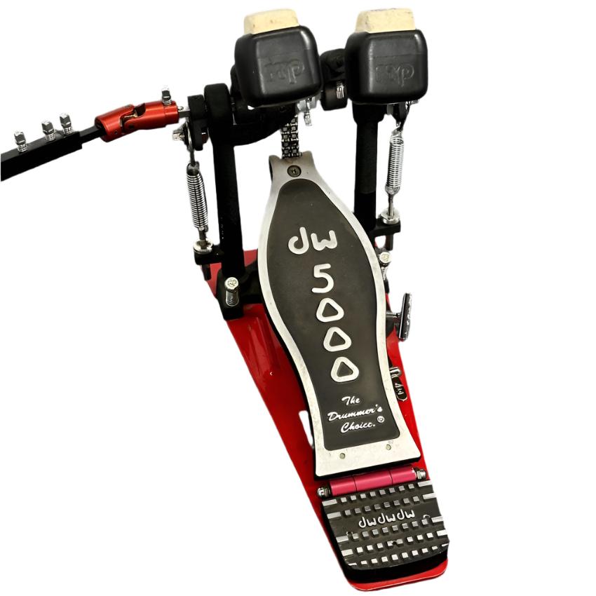 Used DW 5000 Double Bass Drum Pedal w/ Case - Very Good - Drum Center Of Portsmouth