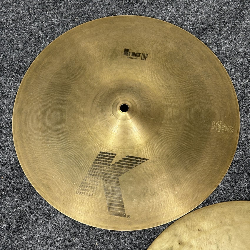 Used Zildjian K Hi Hat Cymbals 14" 1064/1422 grams - Good - Drum Center Of Portsmouth