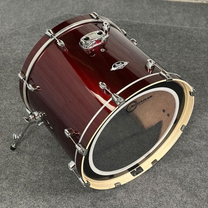 Used Pearl Export 9pc Drum Set Wine Red - Very Good - Drum Center Of Portsmouth