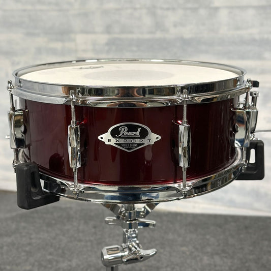 Used Pearl Export 9pc Drum Set Wine Red - Very Good - Drum Center Of Portsmouth