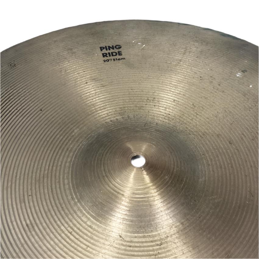 Used Zildjian A Ping Ride Cymbal 20" - Fair - Drum Center Of Portsmouth