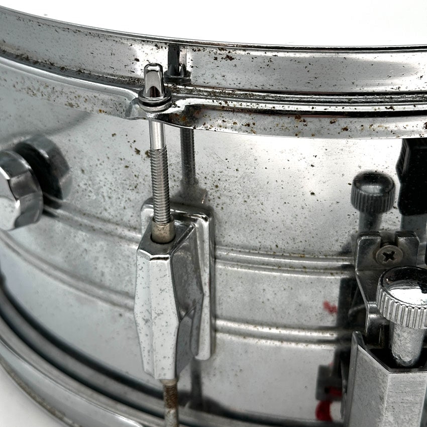 Used Pearl Export Steel Snare Drum 14x6.5 - Fair - Drum Center Of Portsmouth