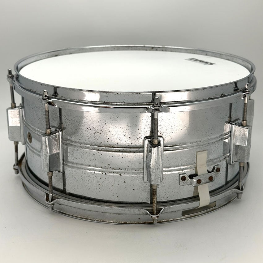 Used Pearl Export Steel Snare Drum 14x6.5 - Fair