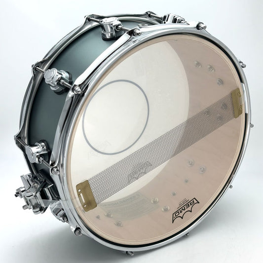 Used DW Design Snare Drum 14x6 Satin Sage Metallic - Good - Drum Center Of Portsmouth