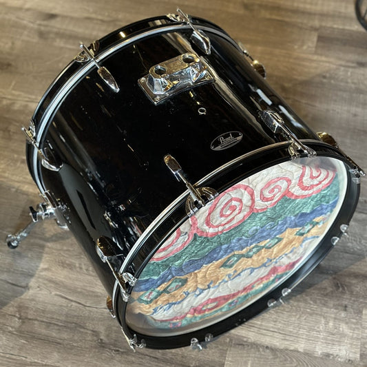 Used Pearl Roadshow 5pc Drum Set Piano Black - Good - Drum Center Of Portsmouth