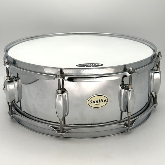 Used Sunlite Steel Snare Drum 14x5.5 - Good - Drum Center Of Portsmouth