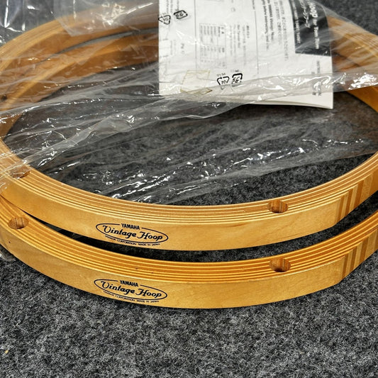 Used Yamaha Vintage Wood Hoop Pair 12" - Very Good - Drum Center Of Portsmouth