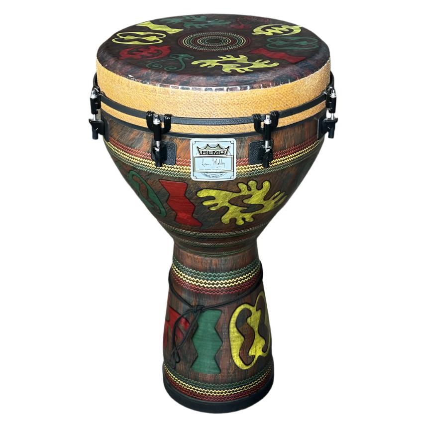 Used Remo Mondo Djembe 14x25 Leon Mobley Signature - Very Good - Drum Center Of Portsmouth