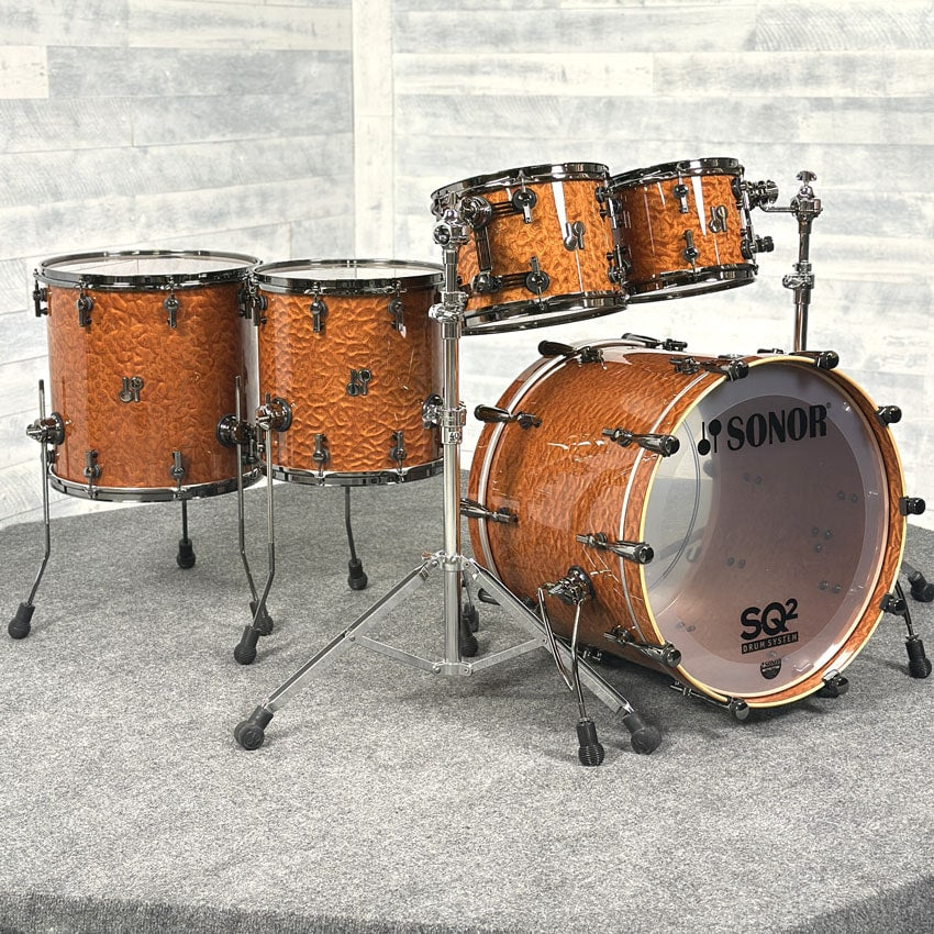 Sonor SQ2 Beech 5pc Drum Set Mountain Burl Gloss - Drum Center Of Portsmouth