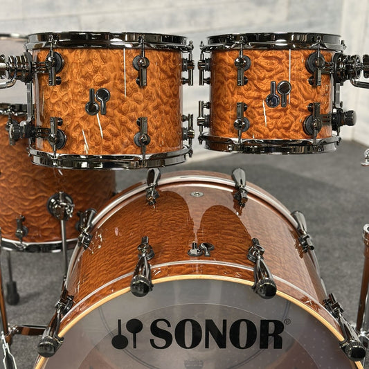 Sonor SQ2 Beech 5pc Drum Set Mountain Burl Gloss - Drum Center Of Portsmouth