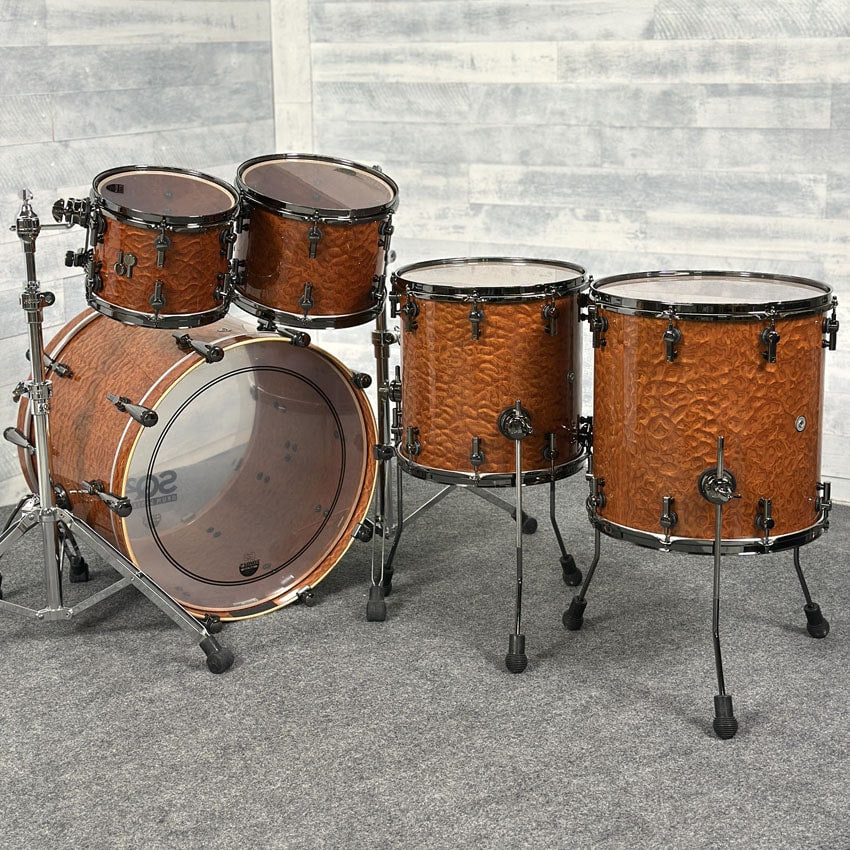 Sonor SQ2 Beech 5pc Drum Set Mountain Burl Gloss - Drum Center Of Portsmouth