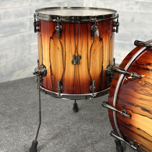 Sonor SQ2 Maple 3pc Drum Set Red Burst over African Marble Fade Gloss - Drum Center Of Portsmouth
