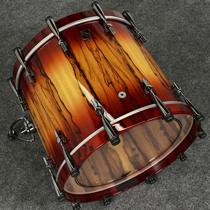 Sonor SQ2 Maple 3pc Drum Set Red Burst over African Marble Fade Gloss - Drum Center Of Portsmouth