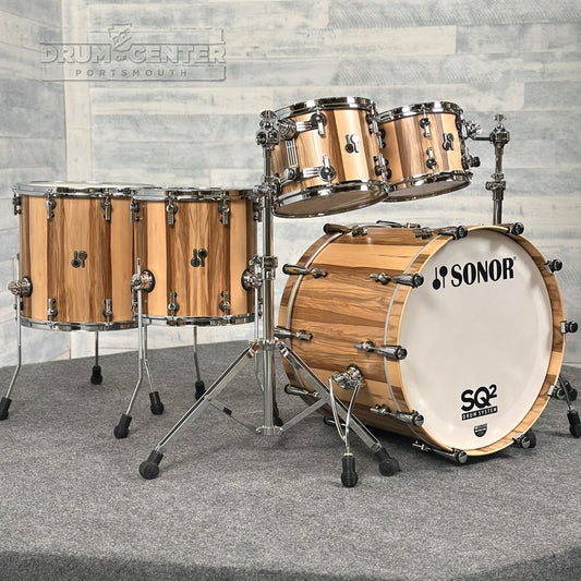 Sonor SQ2 Maple 5pc Drum Set American Walnut Semi Gloss - Drum Center Of Portsmouth