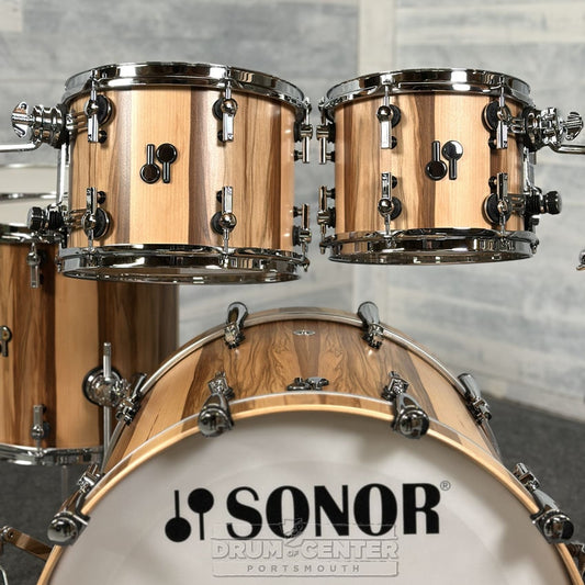 Sonor SQ2 Maple 5pc Drum Set American Walnut Semi Gloss - Drum Center Of Portsmouth