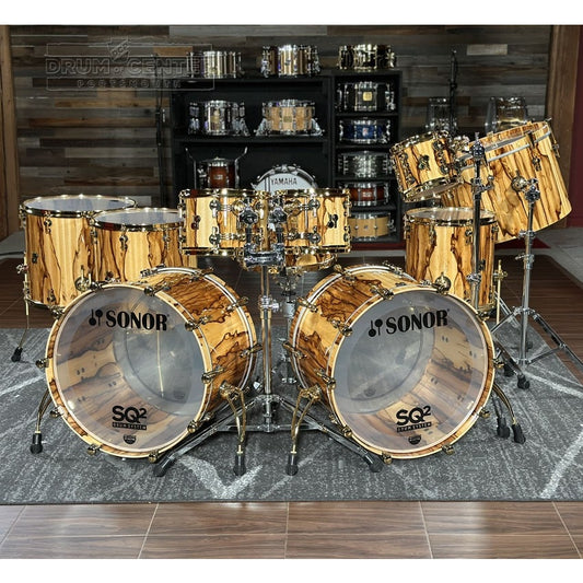 Sonor SQ2 Beech 10pc Drum Set African Marble Gloss - Drum Center Of Portsmouth