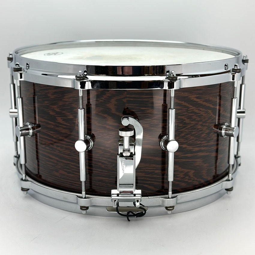 Used Canopus Limited Ed. Wenge Birch Snare Drum 14x7.5 Natural Gloss - Excellent - Drum Center Of Portsmouth