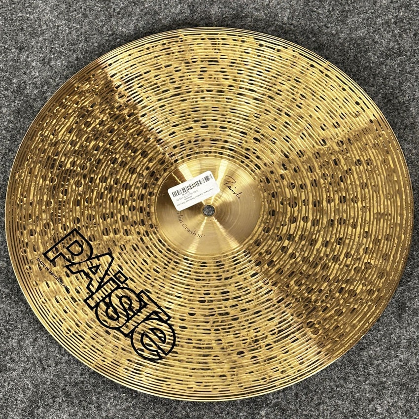 Used Paiste Signature Traditional Thin Crash Cymbal 16" - Excellent - Drum Center Of Portsmouth
