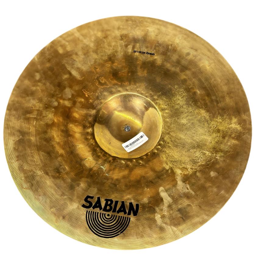 Used Sabian Artisan Crash Cymbal 19" 1595 grams - Drum Center Of Portsmouth