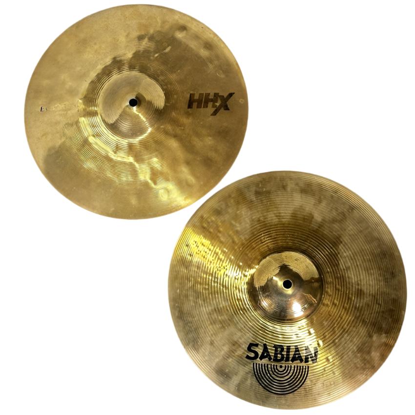 Used Sabian HHX Evolution Hi Hat Cymbals 14" - Excellent - Drum Center Of Portsmouth