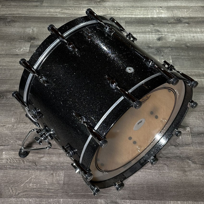 Used Sonor SQ2 5pc Drum Set 5pc Black Sparkle - Excellent - Drum Center Of Portsmouth