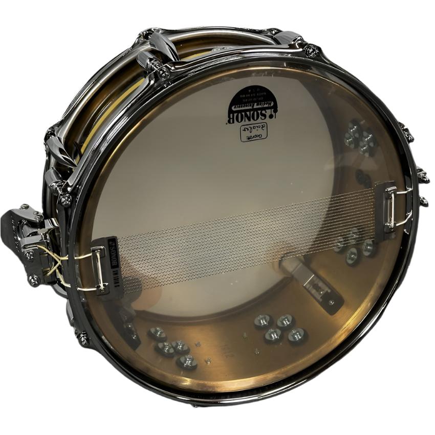 Used Sonor Benny Greb Signature Vintage Brass Snare Drum 13x5.75 - Excellent - Drum Center Of Portsmouth