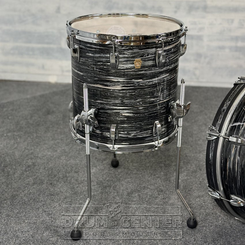 Ludwig Legacy Maple 3pc Downbeat Drum Set Vintage Black Oyster - Drum Center Of Portsmouth