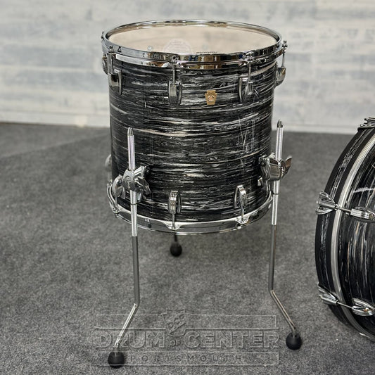 Ludwig Legacy Maple 3pc Downbeat Drum Set Vintage Black Oyster - Drum Center Of Portsmouth
