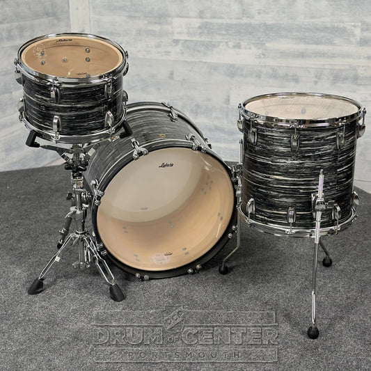 Ludwig Legacy Maple 3pc Downbeat Drum Set Vintage Black Oyster - Drum Center Of Portsmouth