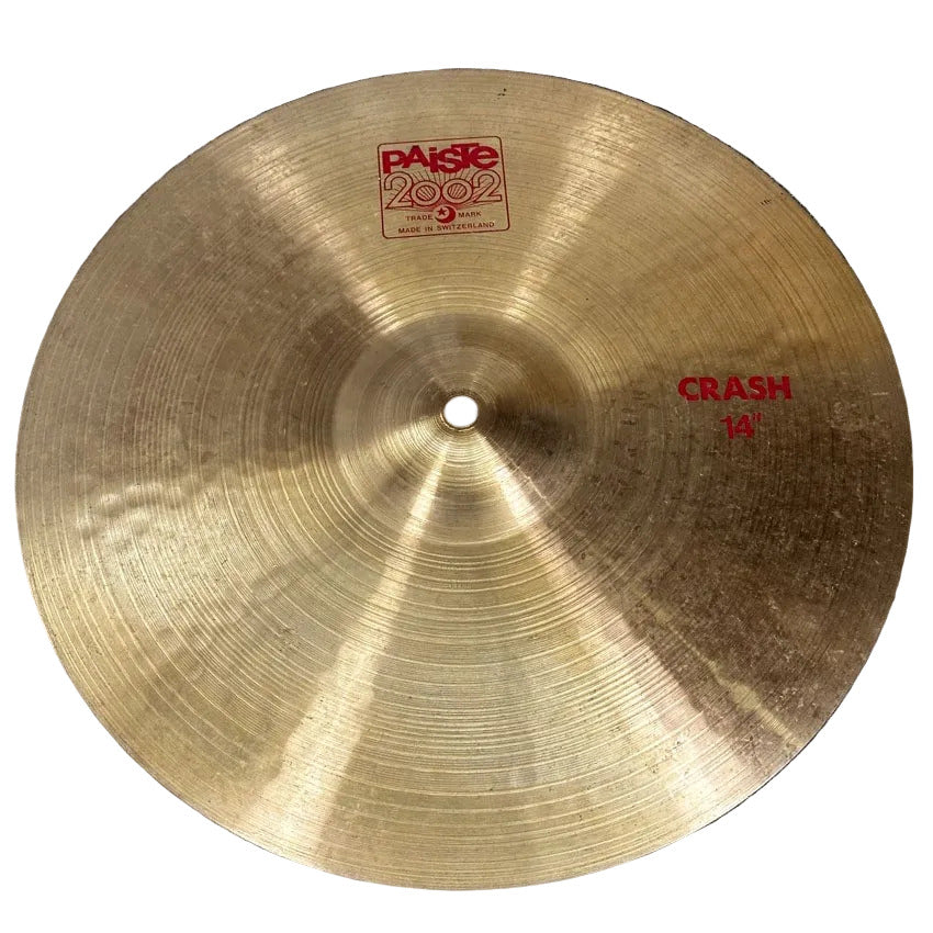 Used Paiste 2002 Crash Cymbal 14" - Good - Drum Center Of Portsmouth