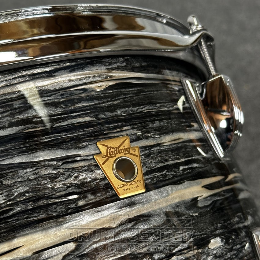 Ludwig Legacy Maple 3pc Downbeat Drum Set Vintage Black Oyster - Drum Center Of Portsmouth