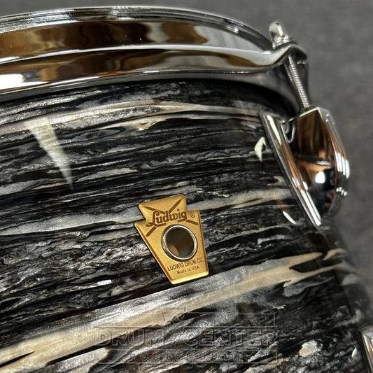 Ludwig Legacy Maple 3pc Downbeat Drum Set Vintage Black Oyster - Drum Center Of Portsmouth