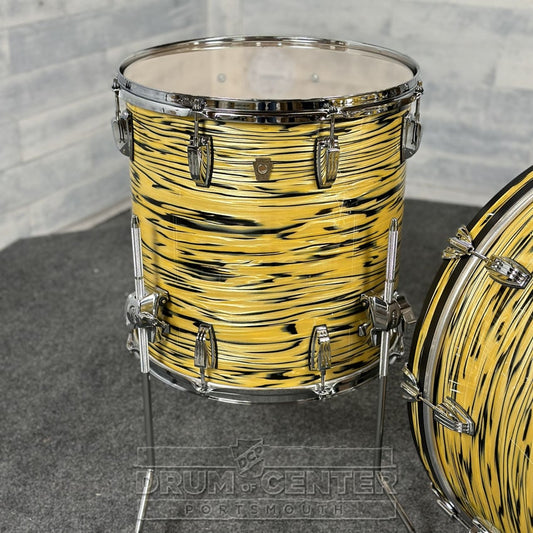 Ludwig Classic Maple 3pc Pro Beat Drum Set Lemon Oyster - Drum Center Of Portsmouth