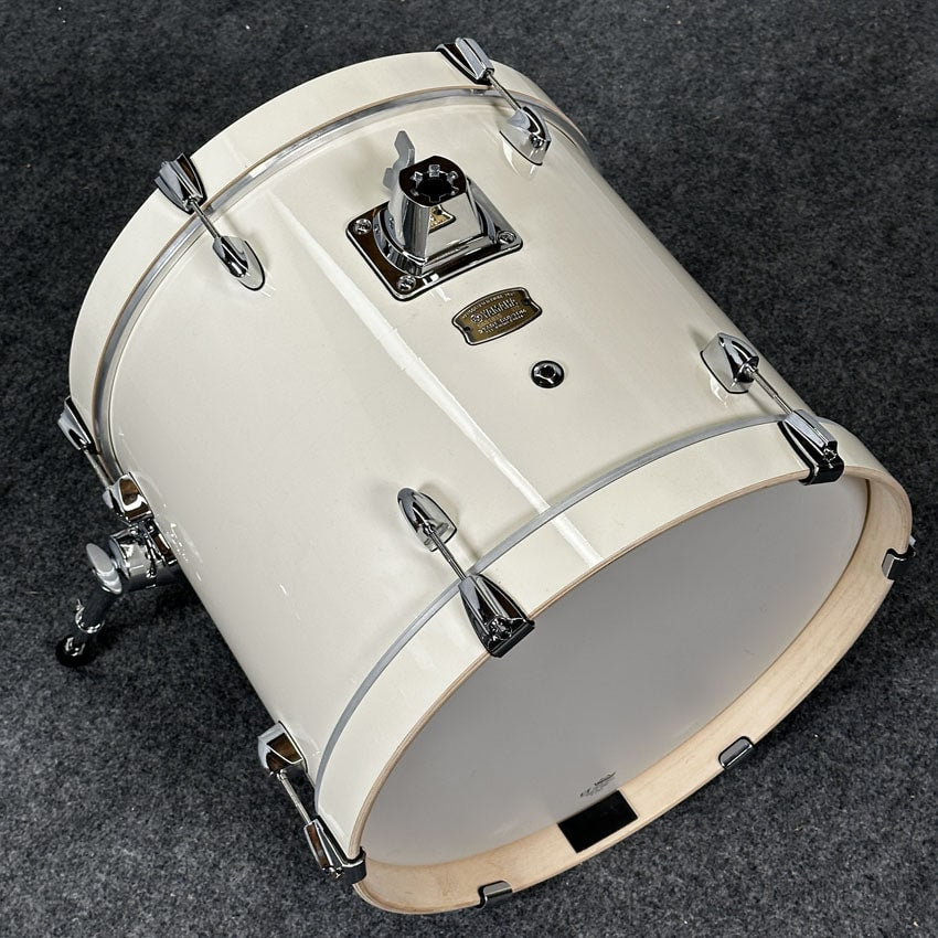 Used Yamaha Stage Custom Birch 4pc Jazz Drum Set Classic White - Drum Center Of Portsmouth